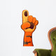 Tiger Raise Hand Wall Decal