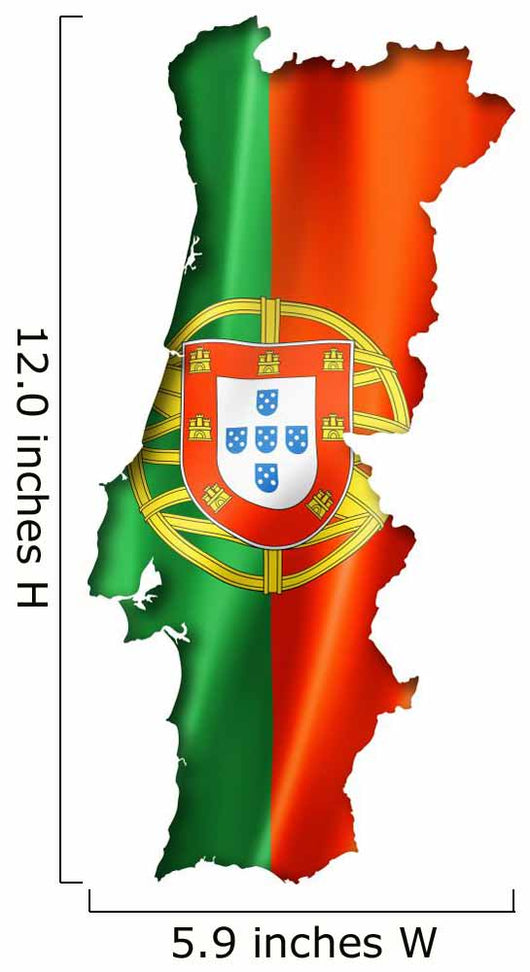 Portuguese Flag Map