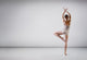 Teen Dancer Stretching Wall Decal