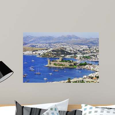Bodrum Harbor during Hot shown on a wall