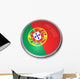 Banner Button Portugal Wall Decal