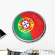 Banner Button Portugal Wall Decal