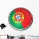 Banner Button Portugal Wall Decal