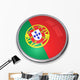 Banner Button Portugal Wall Decal