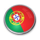Banner Button Portugal Wall Decal