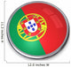 Banner Button Portugal Wall Decal