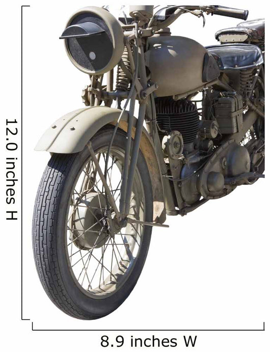 Vintage Motorcycle Wall Decal