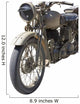 Vintage Motorcycle Wall Decal