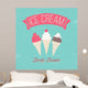 Vintage Ice Cream Poster