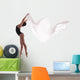 Woman Ballet Dancer Silhouette Wall Decal