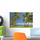 Grand Anse Beach Palm Trees Wall Decal