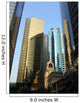 Skyscraper Reflections Wall Mural
