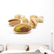 Pistachio nuts isolated on white Wall Decal