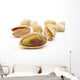 Pistachio nuts isolated on white Wall Decal