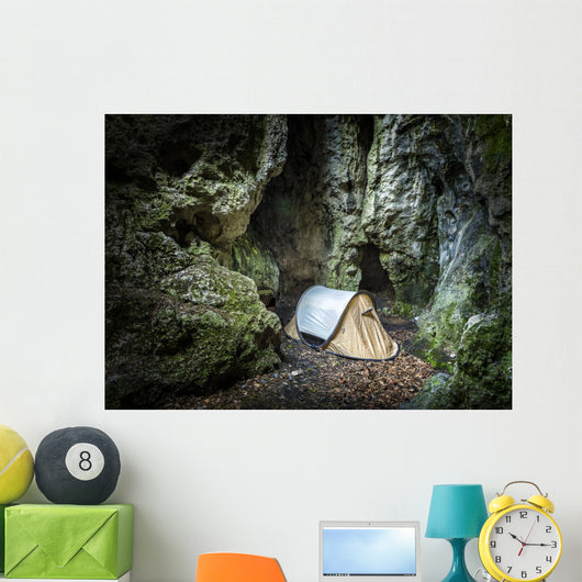 Tent Cave Extreme Camping Wall Mural