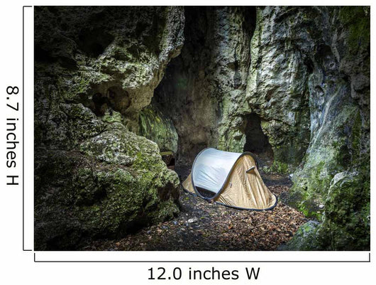 Tent Cave Extreme Camping Wall Mural
