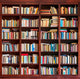Bookshelf Full with Books