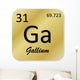 Gallium Element Wall Decal