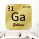 Gallium Element Wall Decal