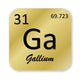 Gallium Element Wall Decal