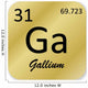 Gallium Element Wall Decal