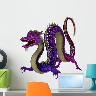 Eastern Dragon shown on a wall