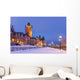 Chateau Frontenac at Night Wall Mural