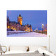 Chateau Frontenac at Night Wall Mural