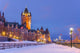 Chateau Frontenac at Night Wall Mural