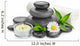 spa still life zen basalt stones and daisy Wall Decal