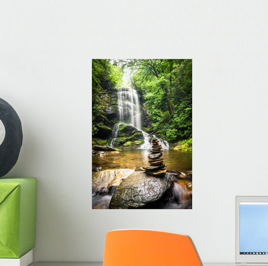 Upper Catabwa Falls 3 Wall Mural