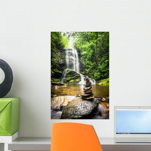 Upper Catabwa Falls 3 Wall Mural