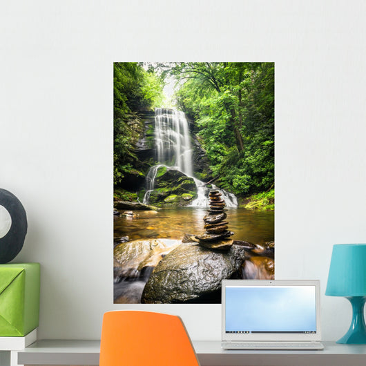 Upper Catabwa Falls 3 Wall Mural