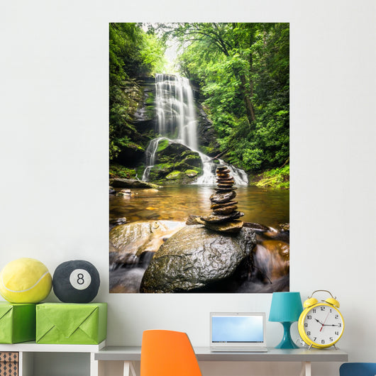 Upper Catabwa Falls 3 Wall Mural