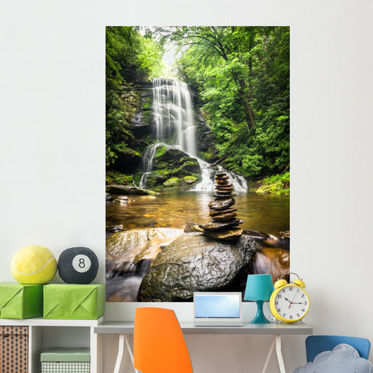 Upper Catabwa Falls 3 Wall Mural