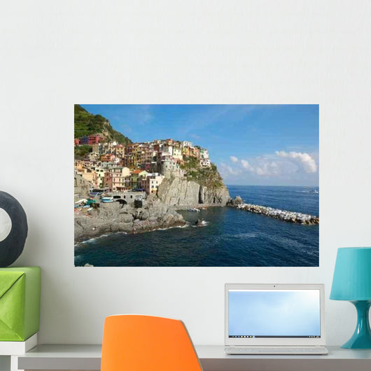 Cinque Terre Liguria Rockside Wall Decal