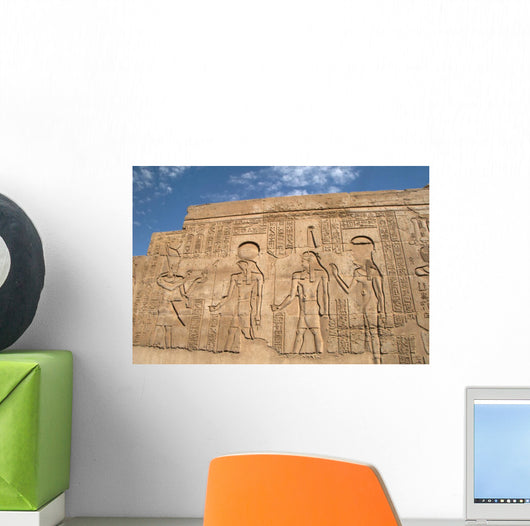 Ancient Egyptian Bas-relief Wall