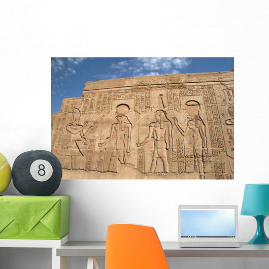 Ancient Egyptian Bas-relief Wall