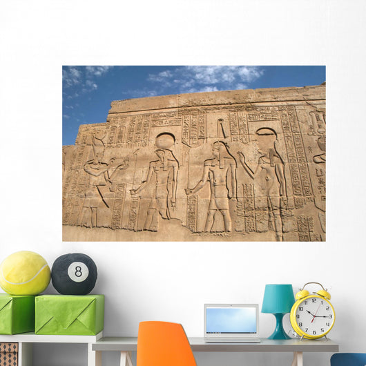 Ancient Egyptian Bas-relief Wall