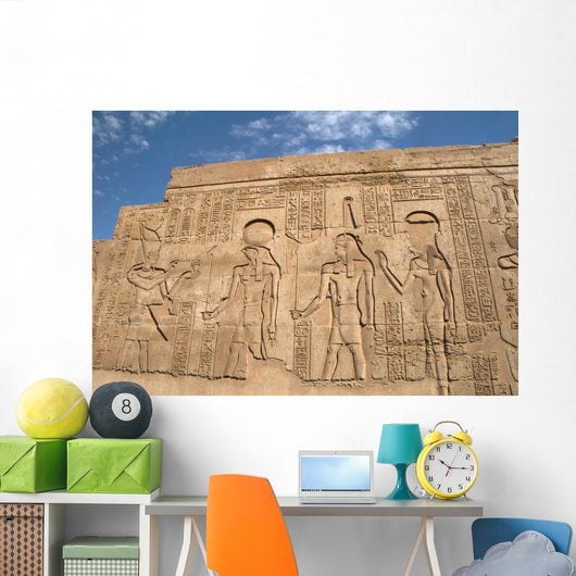 Ancient Egyptian Bas-relief Wall