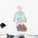 Person Getting Pedicure Wall Decal