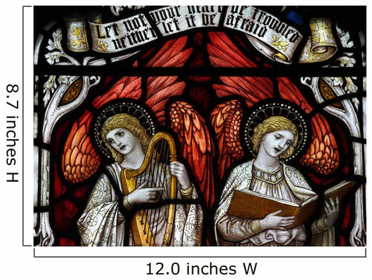 Two Angels Making Music