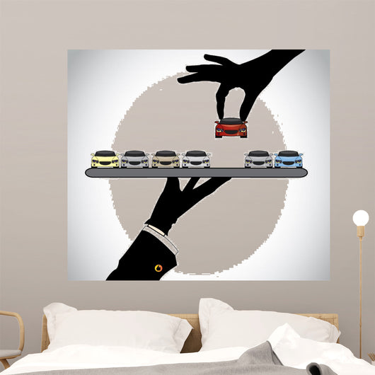 Hand Silhouette Choosing Best