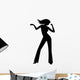dancing girl Wall Decal