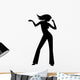 dancing girl Wall Decal