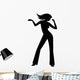 dancing girl Wall Decal