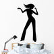 dancing girl Wall Decal