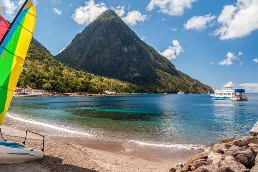 Strand Auf St Lucia Wall Mural