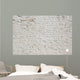 White Grunge Brick Wall Background Wall Mural