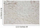 White Grunge Brick Wall Background Wall Mural